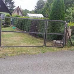 Výroba brány  do chatové oblasti Žďárské vrchy