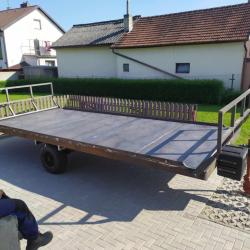 Výroba plata na balíky slámy sena a senáze 