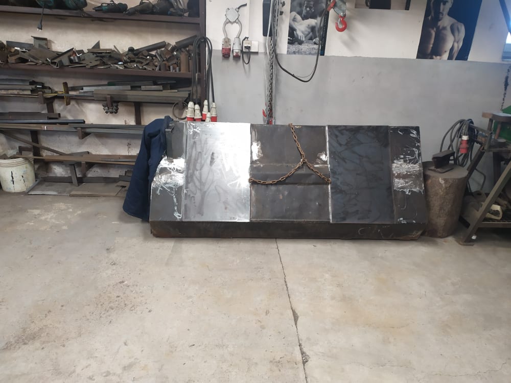 Předělávání úchytu žlíce na držák